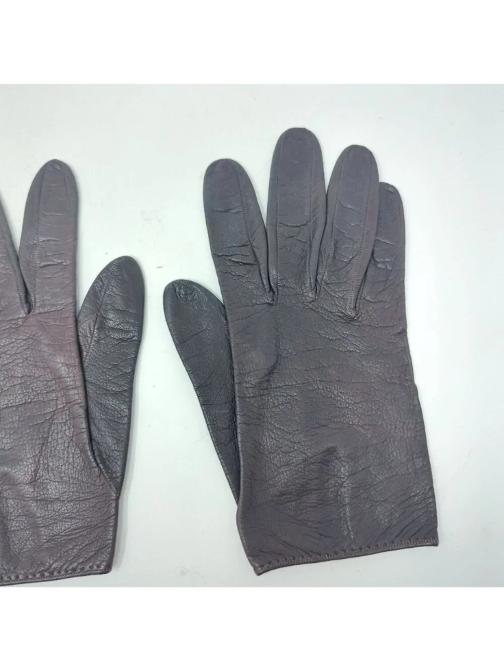 Vintage 60s Roger Fare Brown Gloves 7 Wrist Leather Neiman Marcus